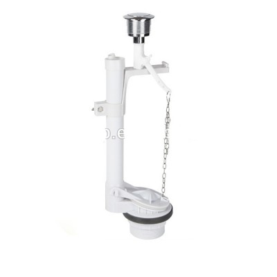 Bathroom valve tank fittings toilet flush flapper style single flush valve with chain