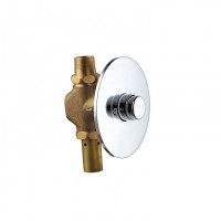 High quality Brass toilet flush valve--chrome