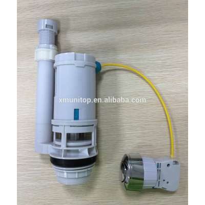 Toilet flush valve, dual flushometer, bathroom water tank fittings