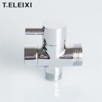 Best quality 3 way brass quick open shower dispensing diverter water angle valve